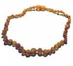 Unpolished Baroque Amber Teething Necklace